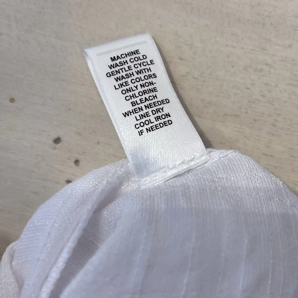 J/M Sportswear by Cato, Boho Top, White, Medium, NWT - Picture 9 of 9